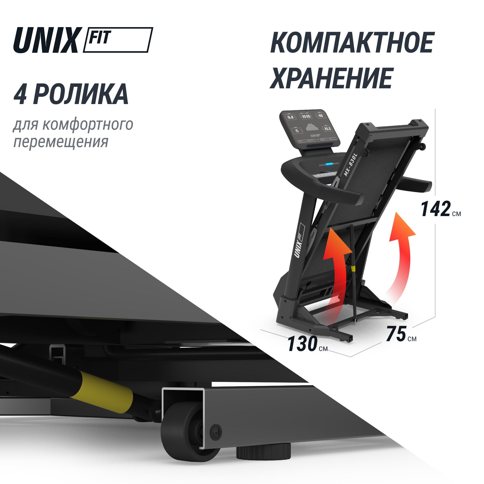 Беговая дорожка UNIX Fit MX-830L