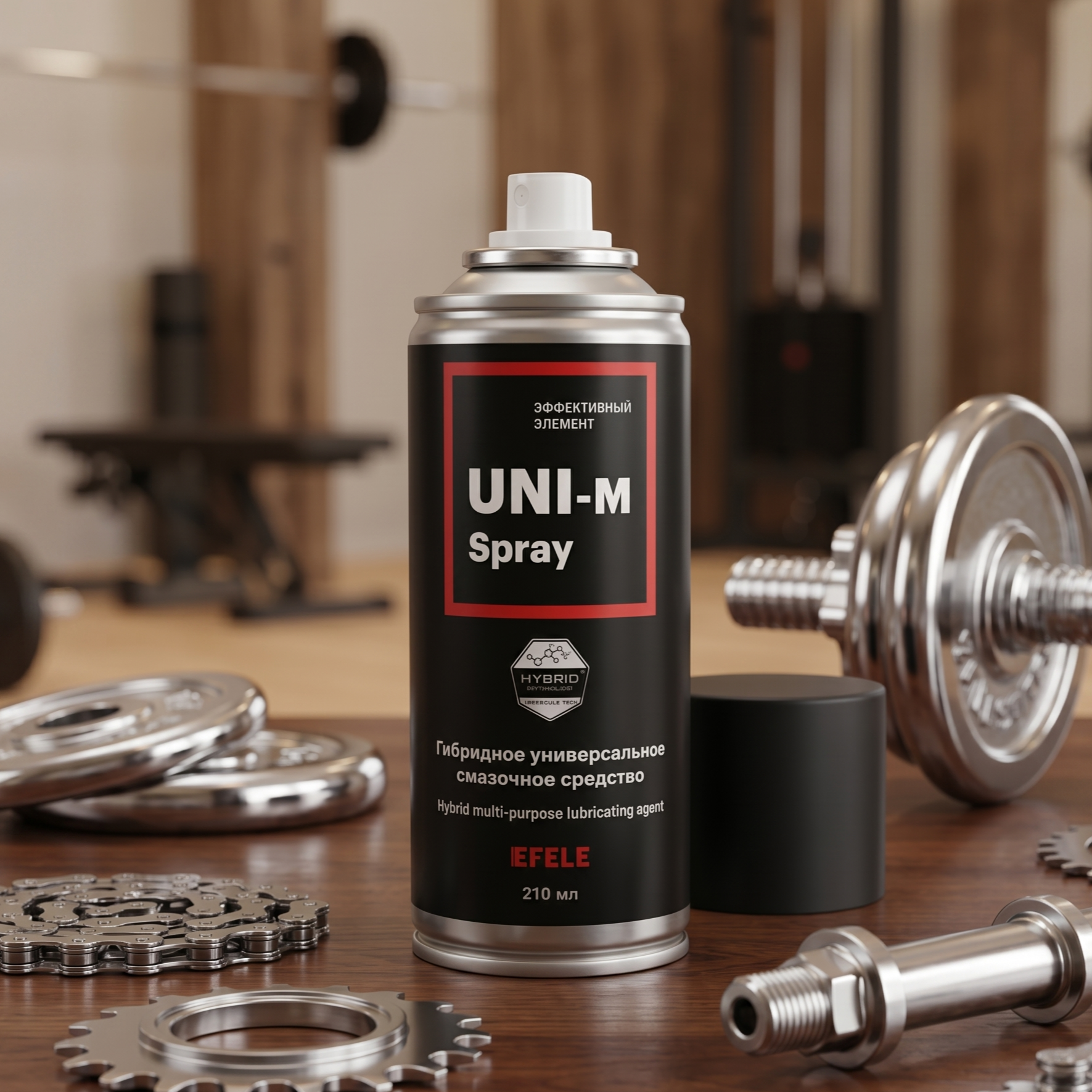 Универсальное смазочное средство EFELE® UNI-M SPRAY (210 мл.)