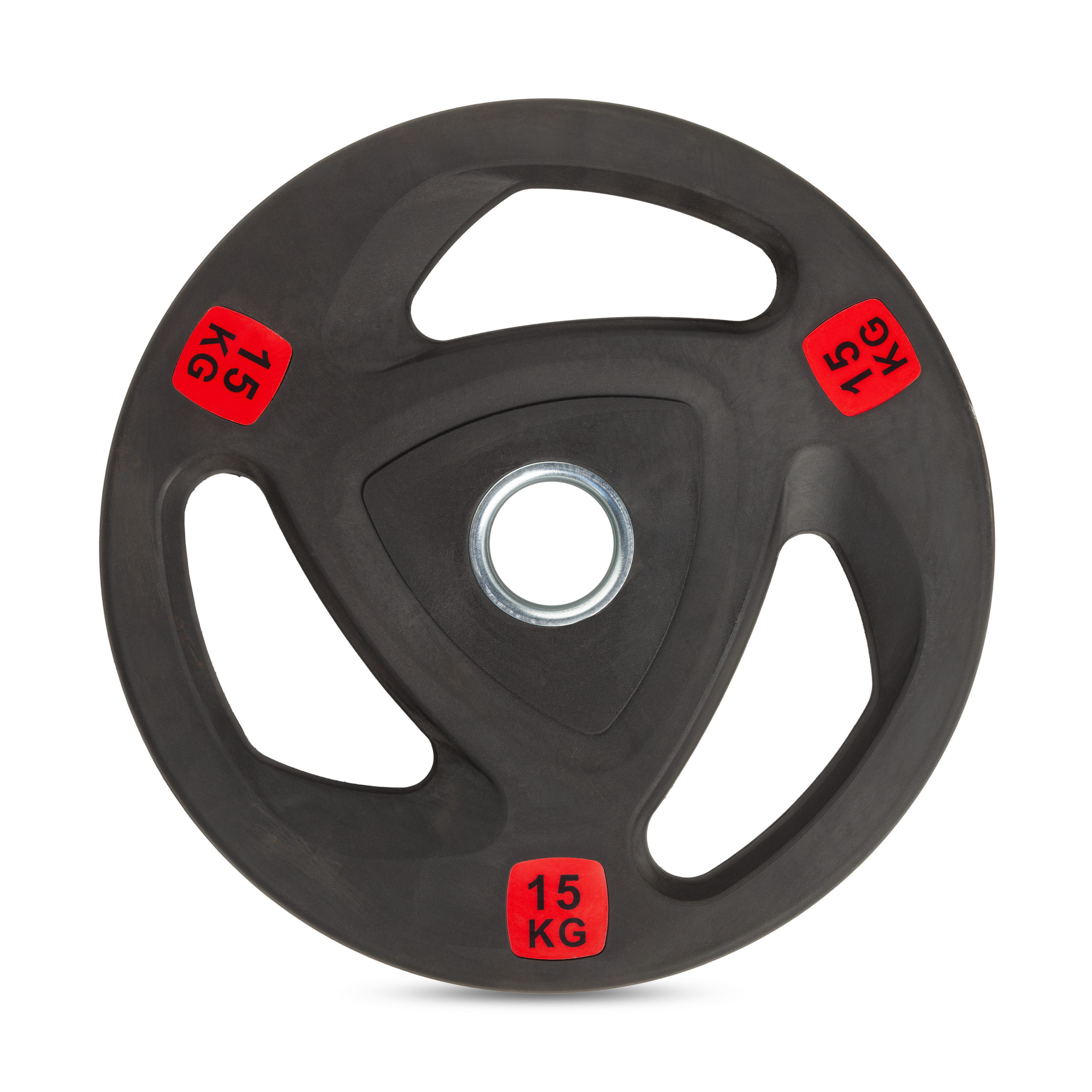 Диск 51 мм. NEO обрезиненный с 3-мя хватами 15 кг, VictoryFit VF-ST51150