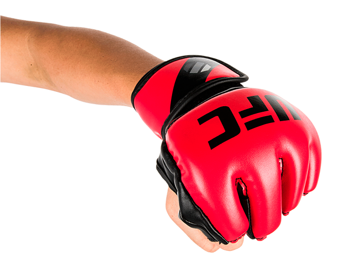 UFC Перчатки MMA для грэпплинга 5 унций красные L/XL