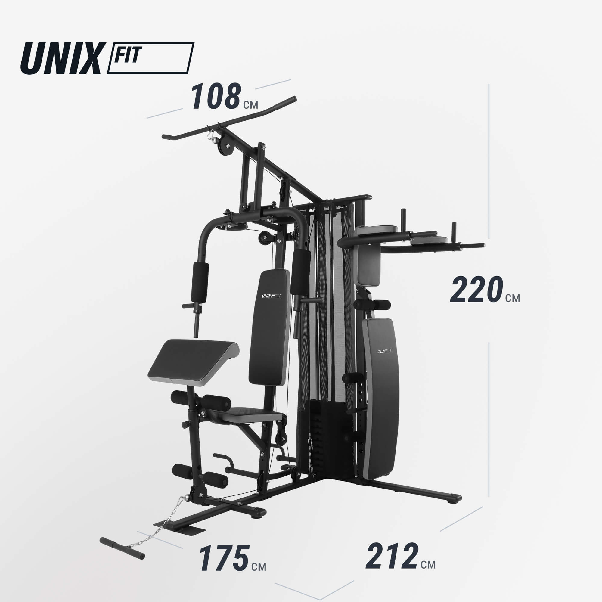 Силовой комплекс UNIX Fit блочный / Block 70 Multi
