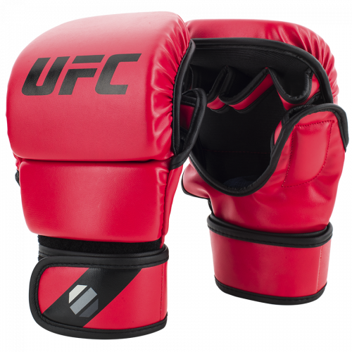 UFC Перчатки MMA для спарринга 8 унций красные S/M